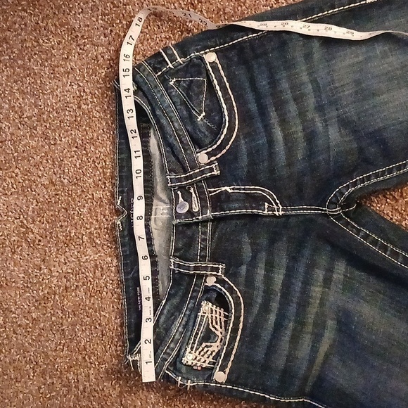 Vigoss the new York bootcut blue jeans size 5/6 - Picture 11 of 16